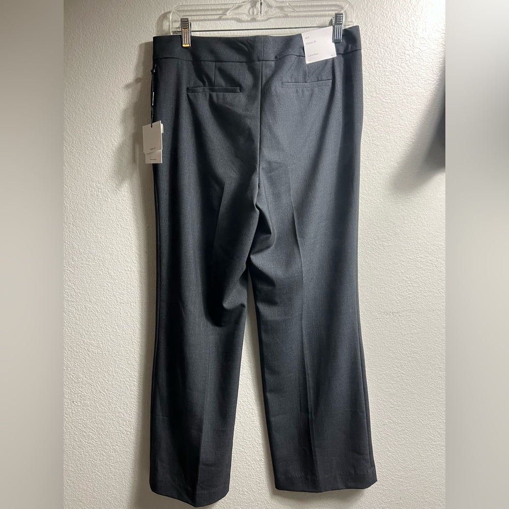 Calvin Klein Women's Classic Charcoal Fit Straight Leg. S 8 NWT - Picture 4 of 13
